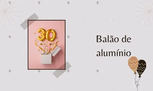 Balão de alumínio