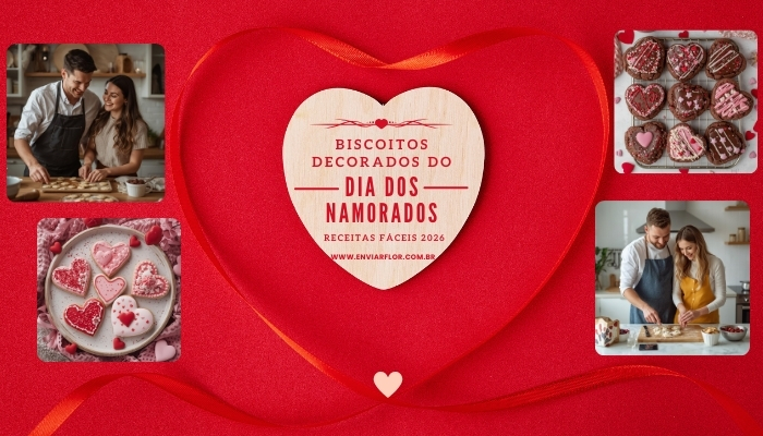 Biscoitos Decorados do Dia dos Namorados: Receitas Fáceis 2026