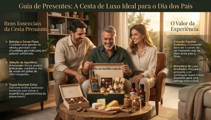Cestas de Presente para o Dia dos Pais que Papai Vai Adorar de Verdade
