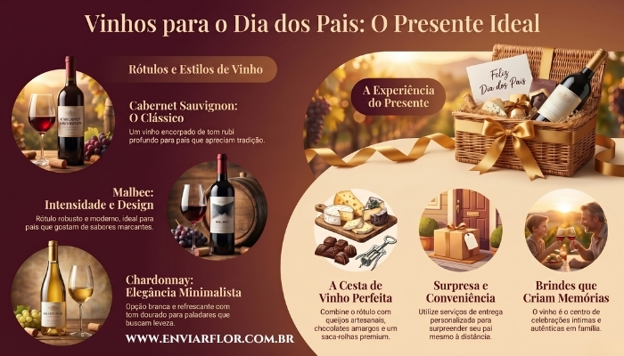 Vinhos para o Dia dos Pais: Ceste e Rótulos que Todo Pai Ama