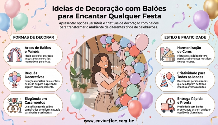 Ideias de Decoração com Balões para Encantar Qualquer Festa