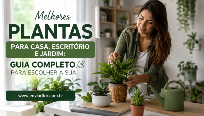 Melhores plantas para casa, escritório e jardim: guia completo para escolher a sua